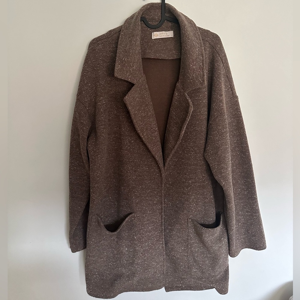 Gorgeous Leela and Lavender brown blazer